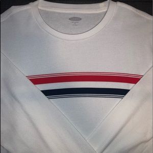 Old Navy T-shirt | White | Long Sleeve | XL